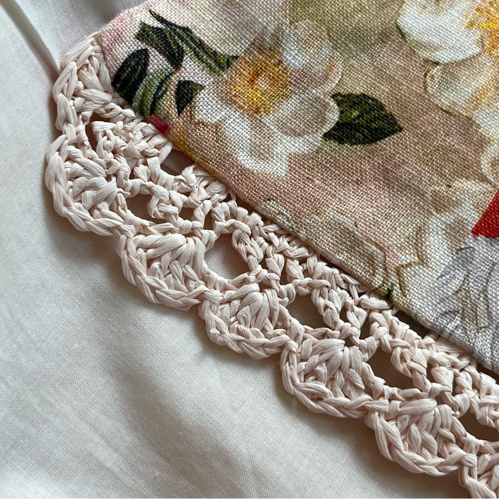 NWOT Zimmermann Wonderland floral-print wrapped linen skirt 0 - Picture 9 of 16